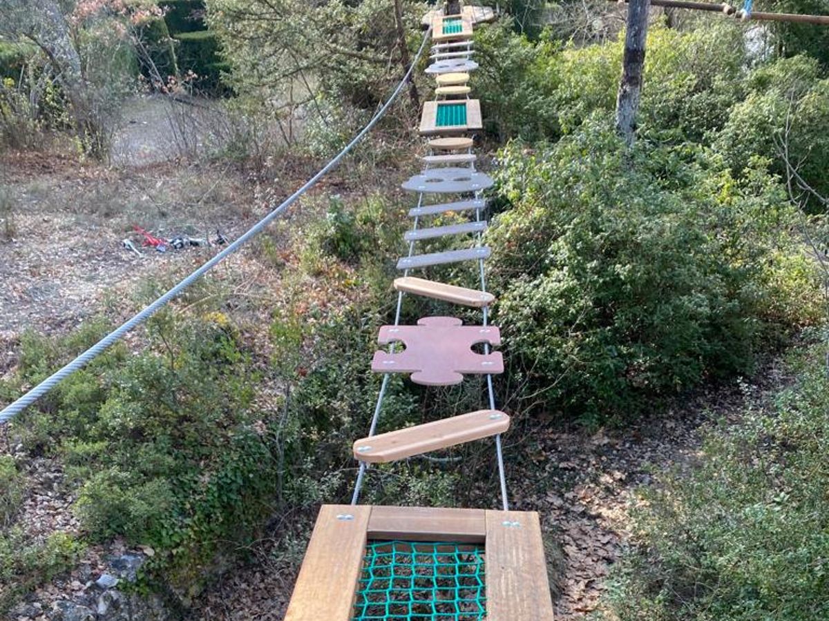ATELIER PARCOURS VERT CANYON PARC PASSERELLE ACCROBRANCHE