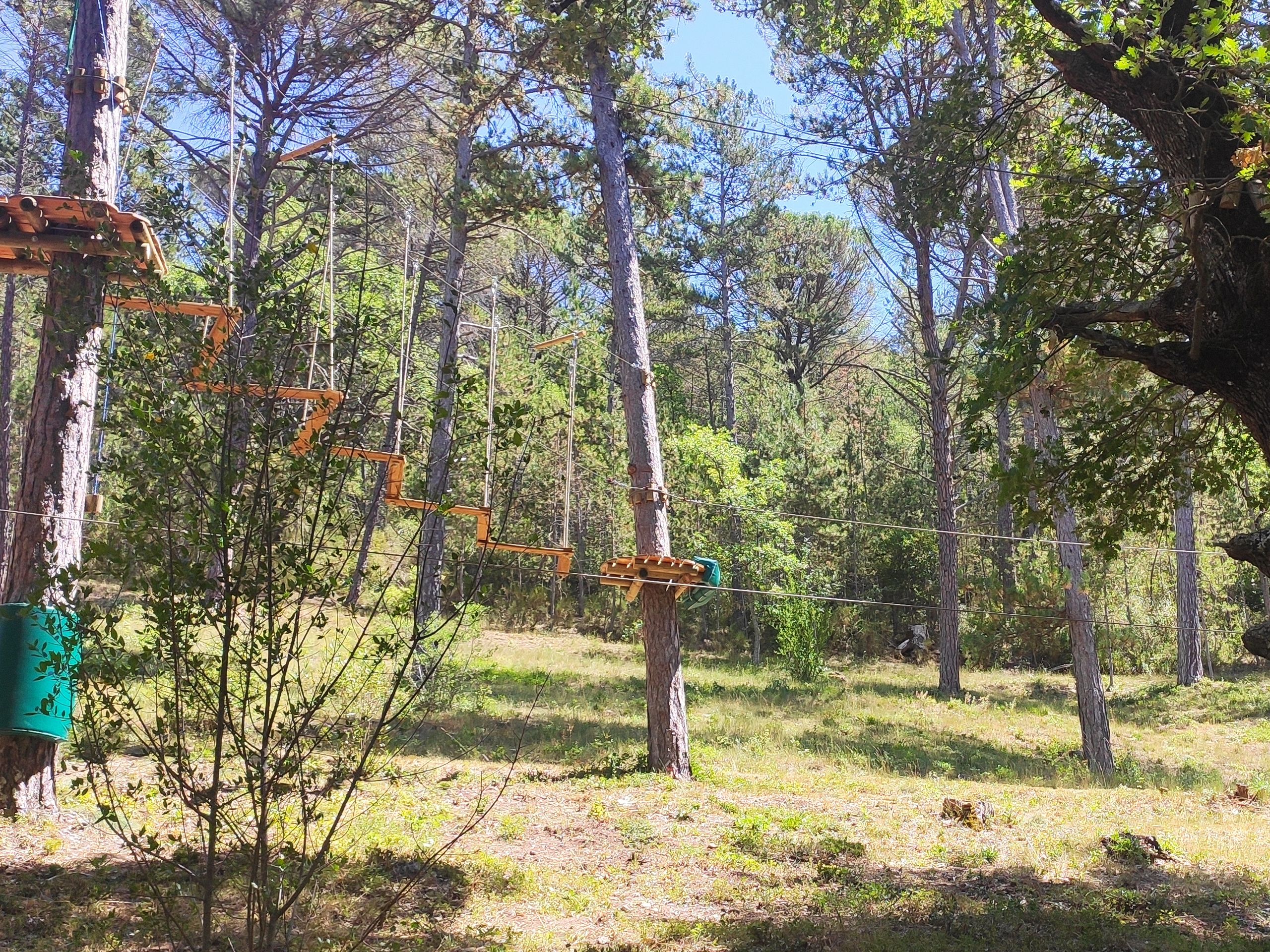 BALANCOIRE Z PARCOURS BLEU CANYON PARC MANOSQUE