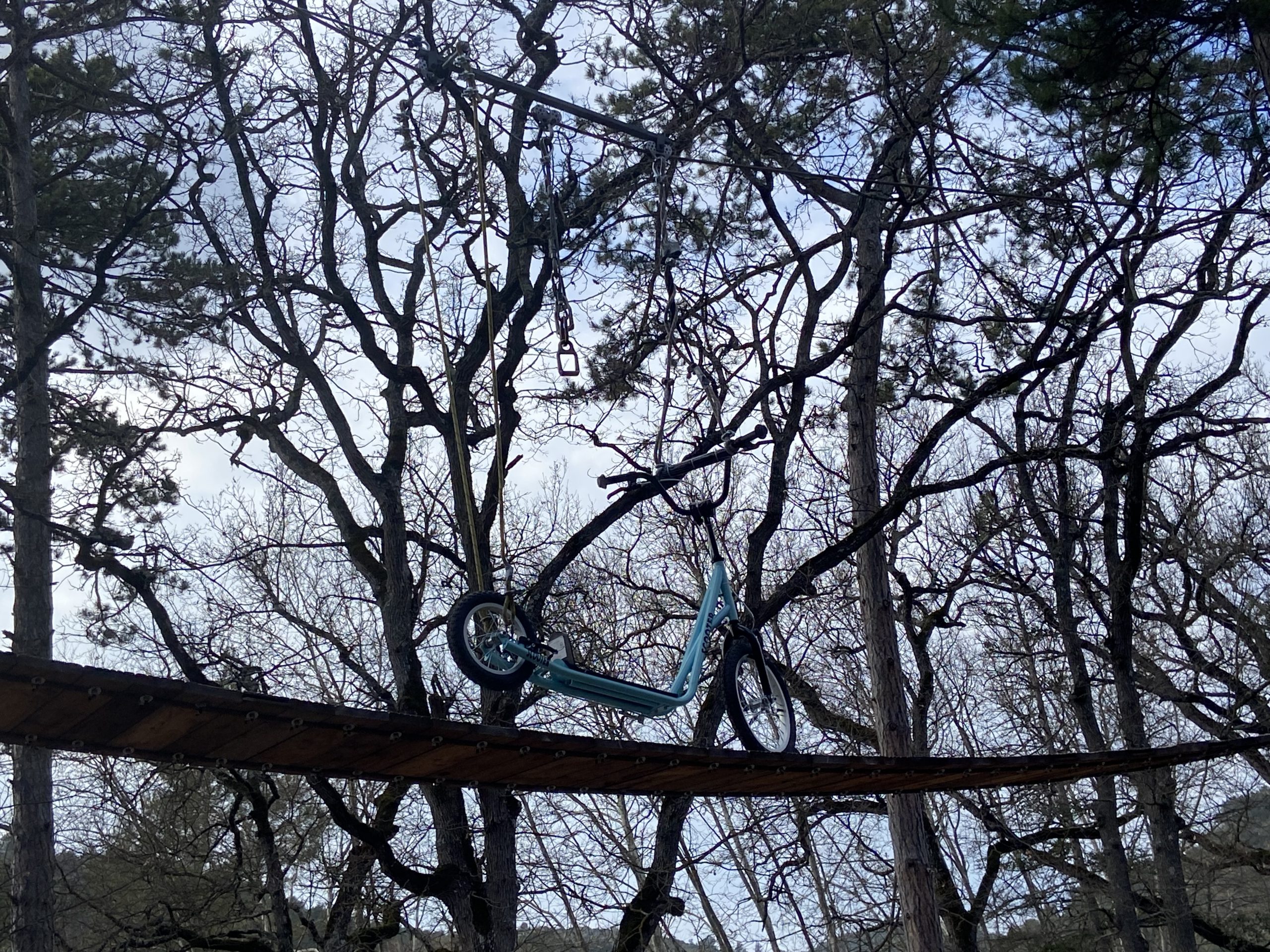 PARCOURS BLEU CANYON PARC ACCROBRANCHE ATELIER