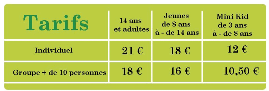 TARIFS 2023